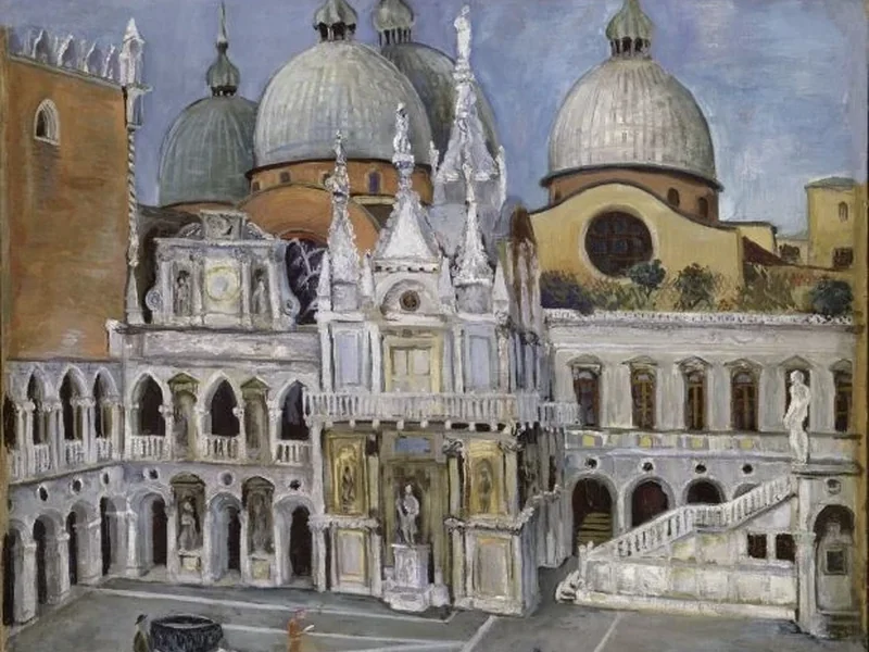 1895-Erich Brill - Piazza San Marco, Venezia, 1922